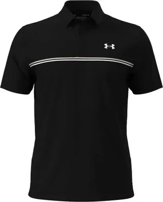 Produktbild von Under Armour Golf Playoff 3.0 Stripe Kurzarm-poloshirt Schwarz M / Regular Mann Schwarz M