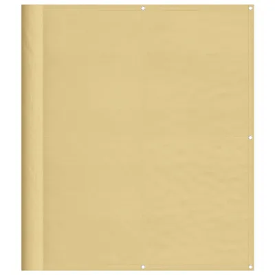 Produktbild von vidaXL Balkon-Sichtschutz Sandfarben 120x500 cm 100% Polyester-Oxford