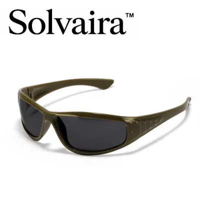 Produktbild von Solvaira™ Futuristische Sonnenbrille Oliv Grün, UV400 Schutz, stylische Sommerbrille für Damen & Herren