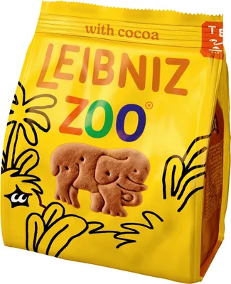 Zdjęcie produktu dla Leibniz Herbatniki ZOO Kakao 100g