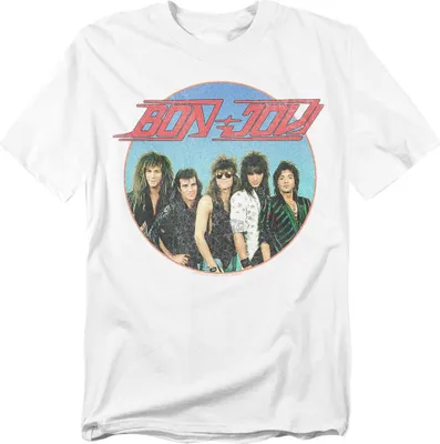 Image de Bon Jovi - "Sphere" T-shirt Homme/Femme Unie TV20678 (XL) (Blanc)