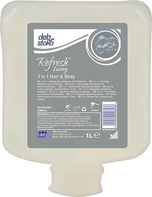 Produktbild von HAIR & BODY 3-IN-1 Duschcreme, Shampoo 1 l Kartusche