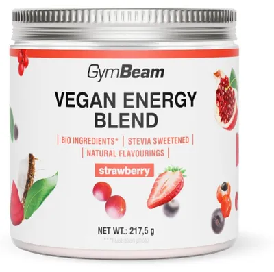 Produktbild von GymBeam - Vegan Energy Blend, 217,5 g, Erdbeere