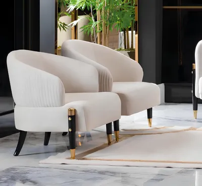Produktbild von Polster Moderne Einsitzer Designer Grau Relax Neu Wohnzimmer Luxus Sessel Hotel