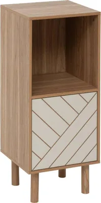 Produktbild von Regal 2 fächer 1 tür mix n match holz und streifenmuster - 5 five simply smart