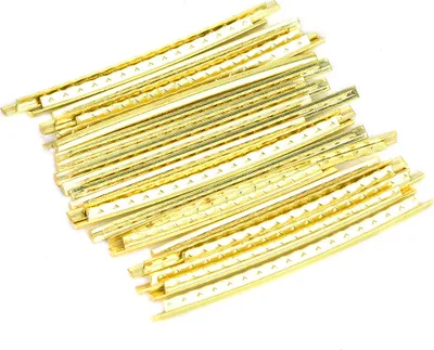 Obrázek produktu pro Hmatníkový drát, drát 2,7 mm, mosazná houževnatost pro elektrickou kytaru, 24 kusů/sada, vysoká pevnost pro profesionální nadšence