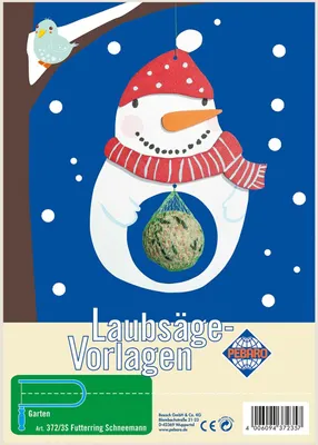 Produktbild von Pebaro | Schneemann-Futterautomat - Bausatz aus Holz