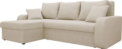 Produktbild von MIRJAN24 Ecksofa Kris Lux, Stilvoll Eckcouch mit Bettkasten und Schlaffunktion, L-Form Couch, Schlafsofa (Farbe: Sandu 224.02)
