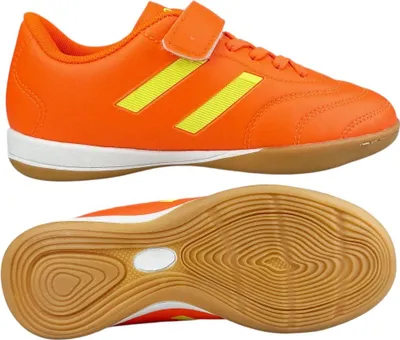 Zdjęcie produktu dla Dziecięce buty halowe chłopięce buty piłkarskie buty sportowe Koldi Orange Gr.34