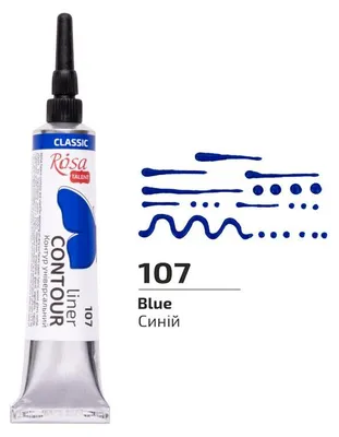 Produktbild von Acrylfarbe Kontur blau Nr.107 20 ml Rosa Talent Koh-i-noor