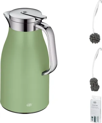 Produktbild von alfi SKYLINE Isolierkanne – Vorteilsset mit Reinigungsbürste CLEAN FIX 30 cm