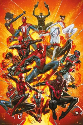 Immagine prodotto di SpiderMan Poster Marvel Spider-Geddon Gruppo 61 x 91,5 cm