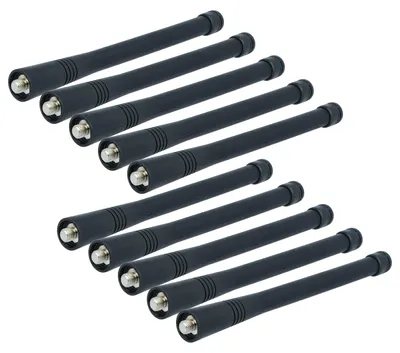 Produktbild von vhbw 10x Antenne Ersatz für Motorola NAD6502AR für Funkgerät - 15,1 cm Schwarz
