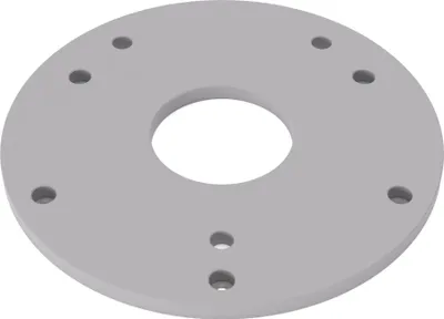 Produktbild von PRIWAS Grundplatte XL-Version passend für Bosch POF 1200 AE/1400 ACE | Vergrößerte Gleitplatte passend für Bosch Oberfräsen