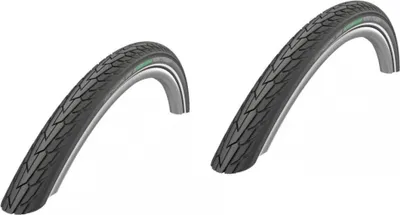Produktbild von Schwalbe 2 x Reifen Road Cruiser HS484 Green 28x1.40 Zoll 37-622