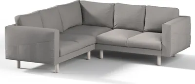 Produktbild von Dekoria Bezug für Norsborg 4-Sitzer Ecksofa, grau, Norsborg 4-Sitzer Ecksofabezug