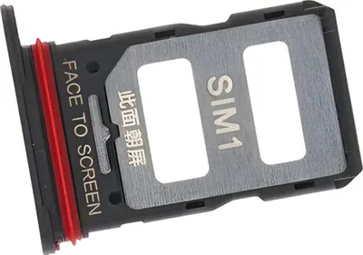 Produktbild von SIM-Kartenhalter für Xiaomi 13T (2306EPN60G), Schwarz