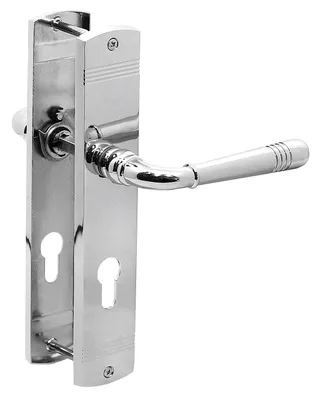 Produktbild von Türbeschlag 1383 Helena LS PZ Chrom Türdrücker Türklinke Türgriffe