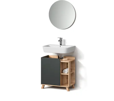 Image de Ensemble de meubles de salle de bain Livinity Marano Anthracite 2 pièces, Model 52960