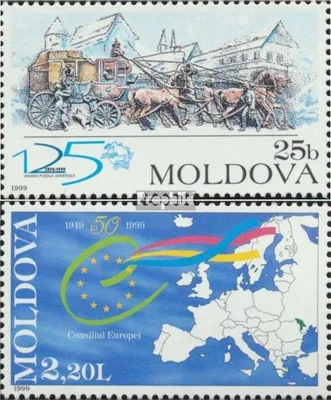 Produktbild von Briefmarken Moldawien 1999 Mi 303-304 (kompl.Ausg.) postfrisch Weltpostverein