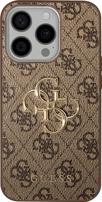 Produktbild von Guess 4G Big Metal Logo - iPhone 15 Pro Case (brown)