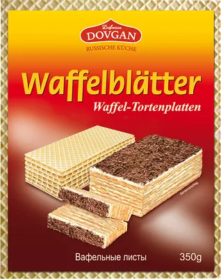 Produktbild von DOVGAN Waffelblätter 10x35g 350 g