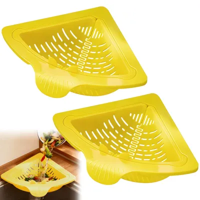 Magnetischer Siebeinsatz 2er-Set für Spülbecken, Gelb