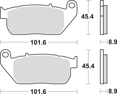 Immagine prodotto di Set di pastiglie freno, freno a disco TRW MCB753PC