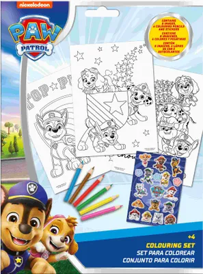 Obrázok produktu pre Zestaw do kolorowania z naklejkami Paw Patrol PW20005