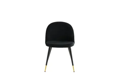Produktbild von Venture Home Stuhl Velvet Schwarz 2er-Pack