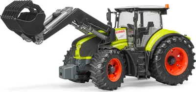 Image de Agriculteur - Tracteur Claas Axion avec chargeur frontal