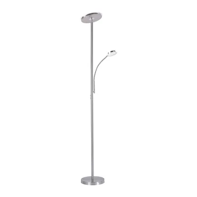 Produktbild von Leuchten Direkt LED Stehleuchte Hans stahl rund 193 x 56,3 cm dimmbar