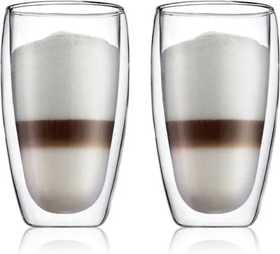 Image de Ensemble de verres espresso Famanu - Verres transparents isolés à double paroi