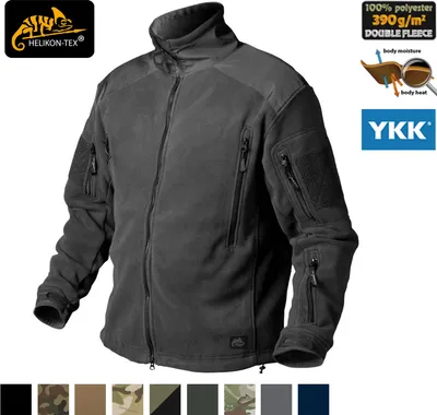 Produktbild von Helikon-Tex Polar LIBERTY – Schweres Fleece – In mehreren Varianten erhältlich, Größe:M, Farbe:Schwarz