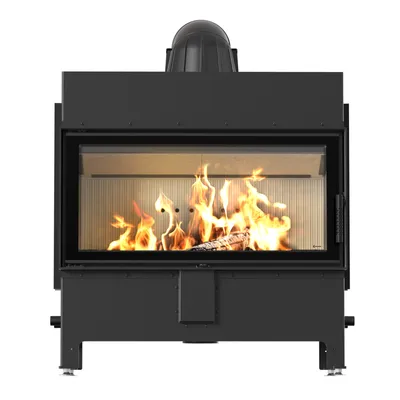 Immagine prodotto di Inserto per caminetto in acciaio KRATKI LUCY 16 kW Ø 200 con molla della porta