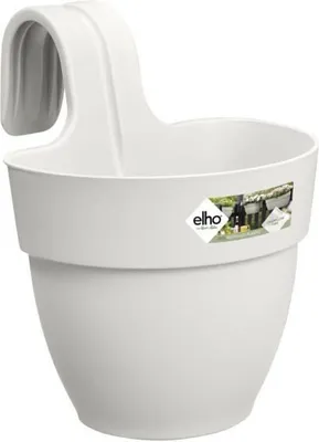 Produktbild von Blumentopf zum Hängen Elho Vibia Campana Easy Hanger Kunststoff Ø 24 cm H 26,5 cm weiß