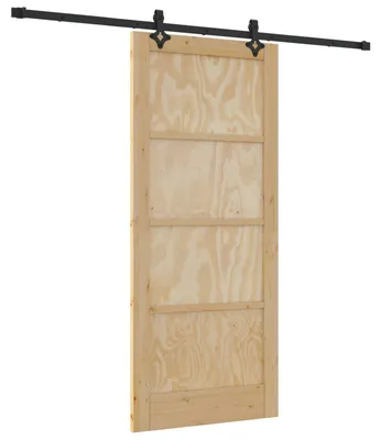 Obrázok produktu pre vidaXL Posuvné dvere ORKDAL prírodná farba 86 x 198,5 cm Masívne borovicové drevo
