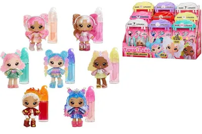 Produktbild von MGA Entertainment Yummiland Lip Gloss Doll Series 2 + Mystery Chase Core Asst in PDQ, Mini-Puppe, Weiblich, 4 Jahr(e), 100 mm, Gemischte Farben