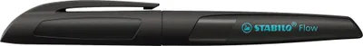 Image de Stylo plume - STABILO Flow ACTIVE en noir - cartouche incluse