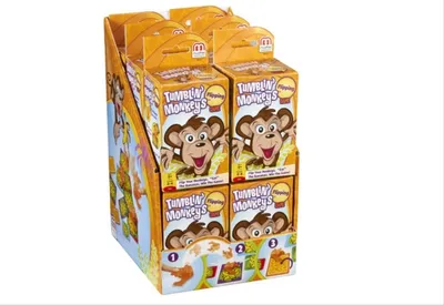 Produktbild von Mattel BMM39 - S.O.S Affenalarm Hüpfspaß Thekendisplay