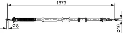 Produktbild von Bosch Seilzug, Feststellbremse  1 987 477 977