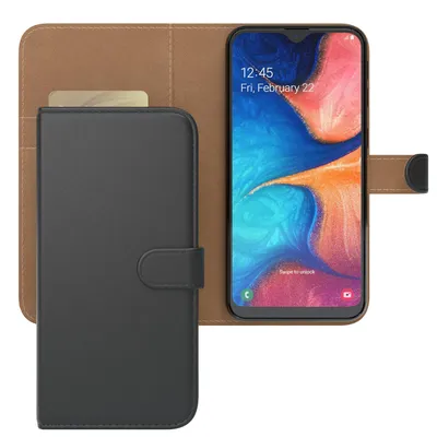 Produktbild von EAZY CASE Business Hülle für Samsung Galaxy A20e klappbar, Premium Kunstleder Handyhülle mit Kartenfach