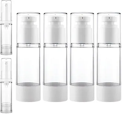 Produktbild von Reis-Spuitflessen-Set aus 6 - Transparenz-Plastik-Flaschen - 30ml-Lotionflasche - 5ml-Spuitflasche - Reisezubehör