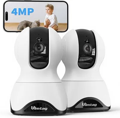 Produktbild von Überwachungskamera Innen,5G WLAN Innenkamera, 360° Kamera Überwachung Indoor,AI-Bewegungserkennung,Auto Tracking,2-Wege-Audio,25M Nachtsicht 2PC
