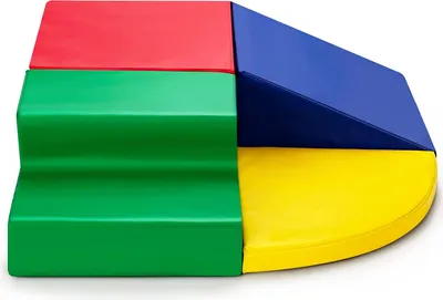 Produktbild von GOPLUS 4 TLG. Softbausteine, Bauklötze aus Schaumstoff, Großbausteine für Kinderzimmer