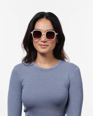 Produktbild von Sonnenbrille #OFFICE Oversize, Farbe:vintage cream