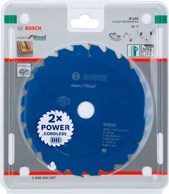 Immagine prodotto di Bosch 2608644507 Bosch Kreissägeblatt EX WO H 165x20x24