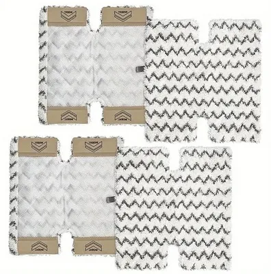 Produktbild von Stoomreiniger-Set mit quadratischem Tuch, 4er-Pack