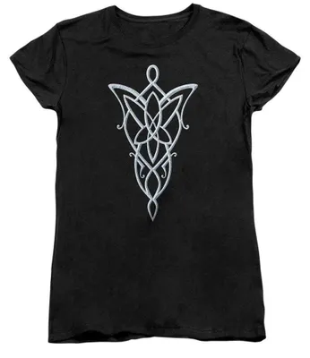 Produktbild von Lord Of The Rings - T-Shirt für Damen, Anliegend TV40870 (S) (Schwarz)