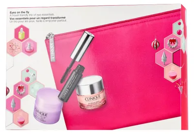Productafbeelding van Clinique All About Eyes Set met oogcrème, reinigingsbalsem en mini mascara